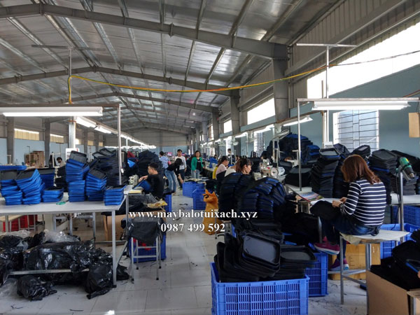 Nhà máy sản xuất balo tại Ninh Bình