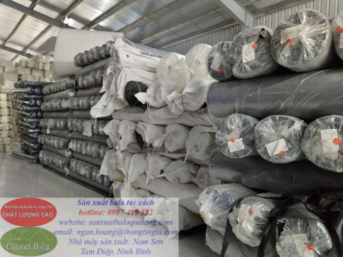 Kho nguyên liệu vải hàng xuất khẩu