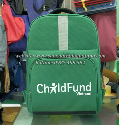 sản xuất balo cấp 2,3 ChildFund