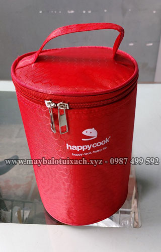 mẫu túi giữ nhiệt hình trụ