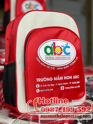 balo dong phuc truong mam non