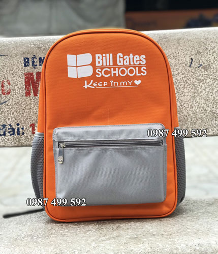 Sản xuất balo quà tặng trường Bill Gates