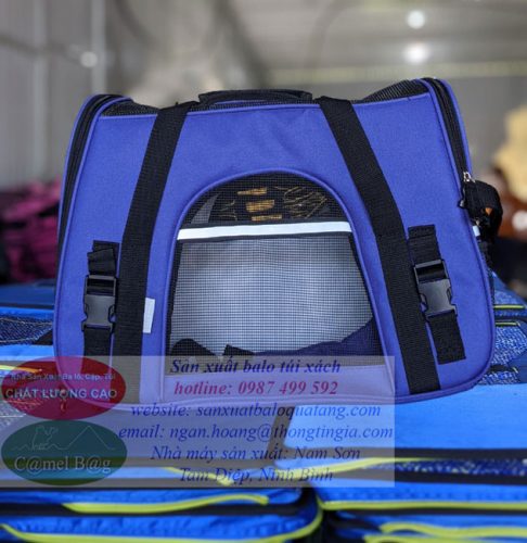 Producing dog and cat backpacks for export
